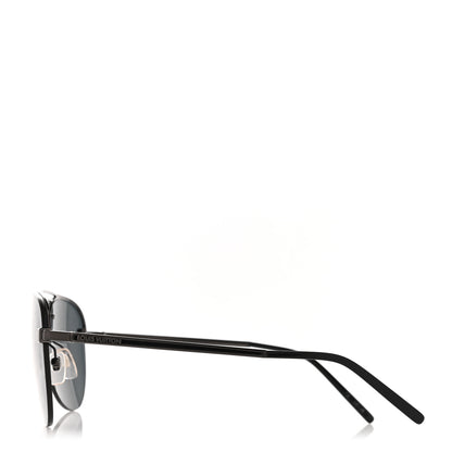 Louis Vuitton Monogram Clockwise Sunglasses Z1019W Dark Gun 3 of 7