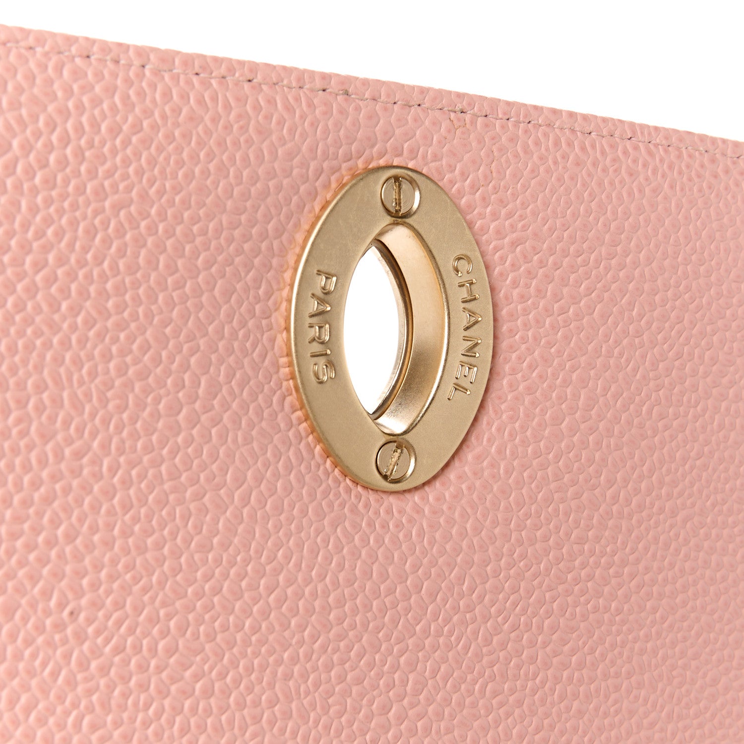 Chanel Caviar Quilted XL Jumbo Single Flap Light Pink 7 of 13