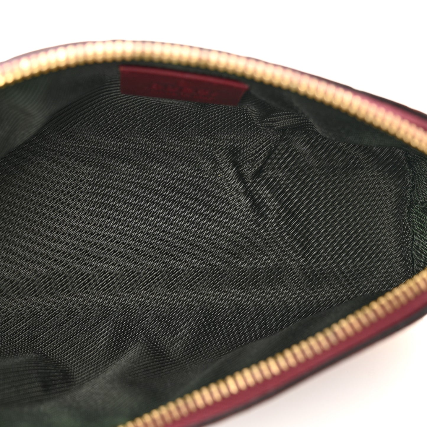 Guccissima Small Cosmetic Pouch Burgundy