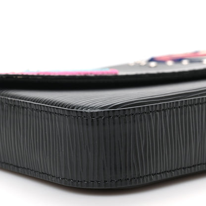 Louis Vuitton Epi LV Stories Pochette Felicie Black 8 of 9