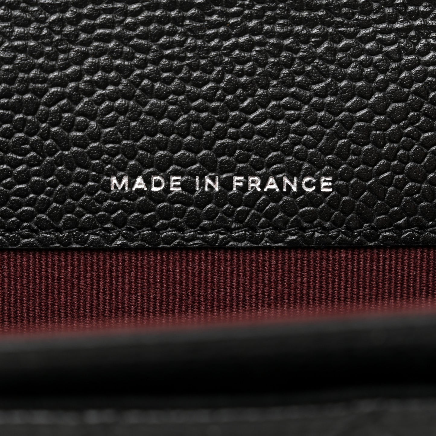 Caviar Quilted Flap Card Holder Wallet Black