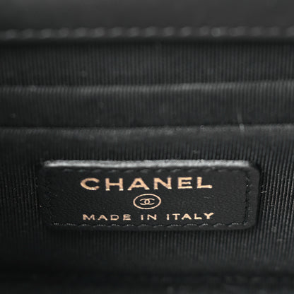 Chanel Lambskin Quilted Mini Trendy CC Chain Wallet Black 6 of 10