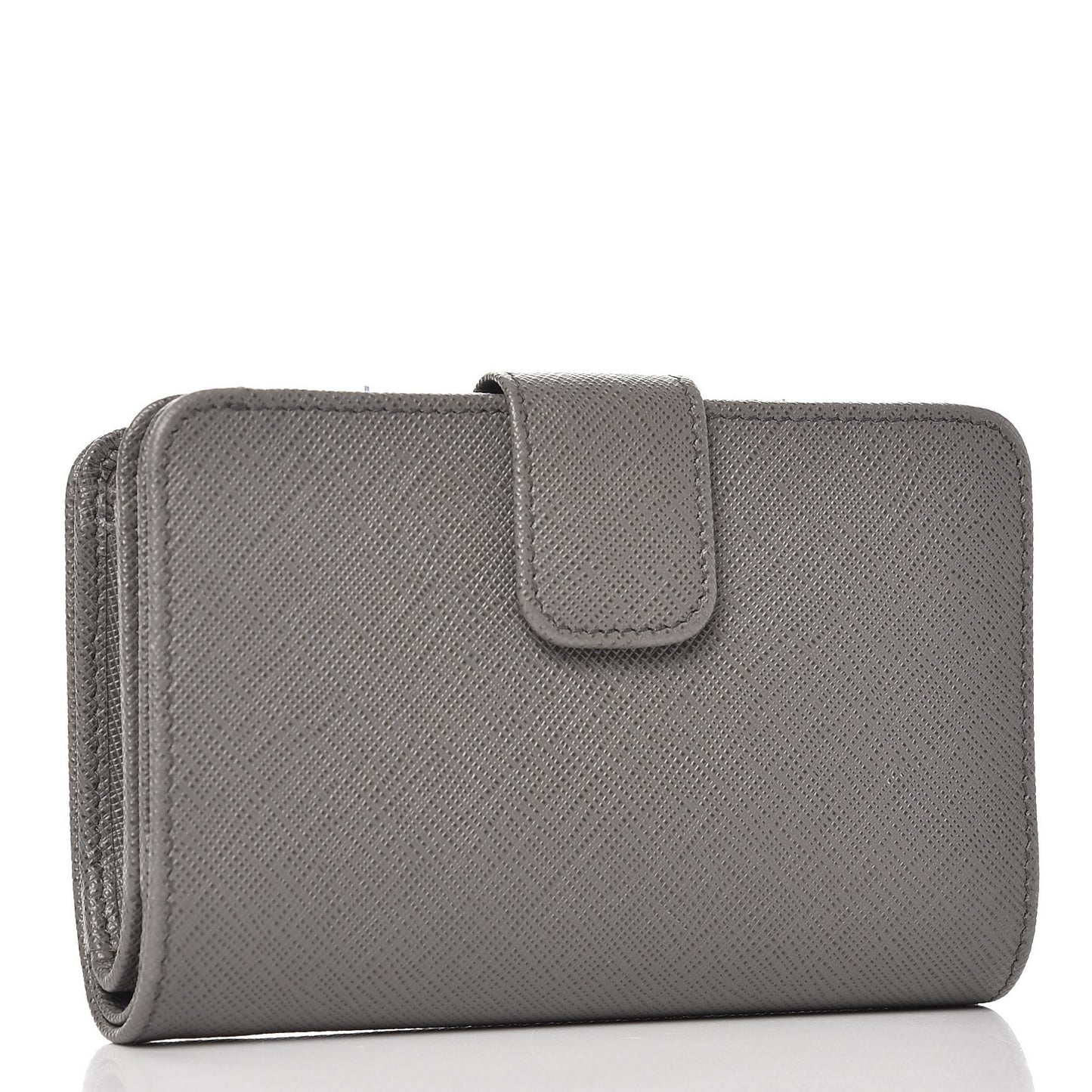 Saffiano Metal Compact Wallet Marmo