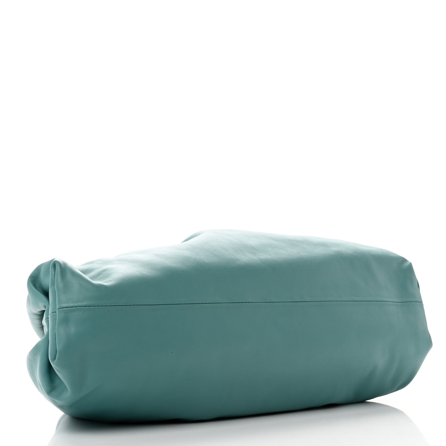 Bottega Veneta Smooth Butter Calf The Pouch Oversized Clutch Linoleum 4 of 8