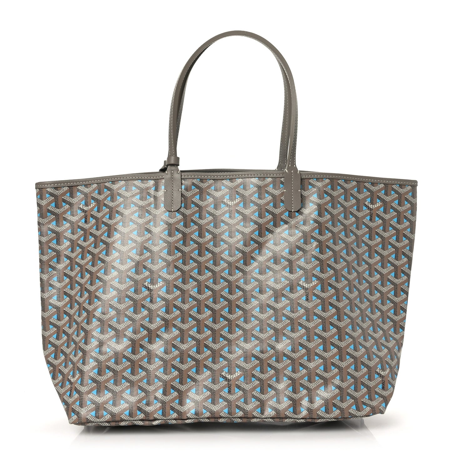 Goyardine Saint Louis Claire Voie PM Grege Turquoise