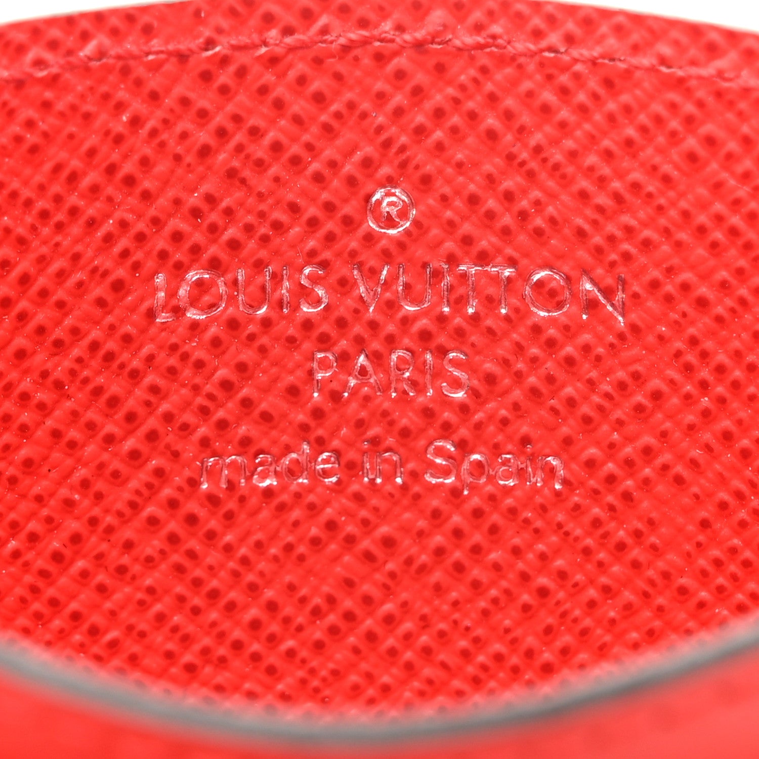 Louis Vuitton X SUPREME Epi Card Holder Red 6 of 11
