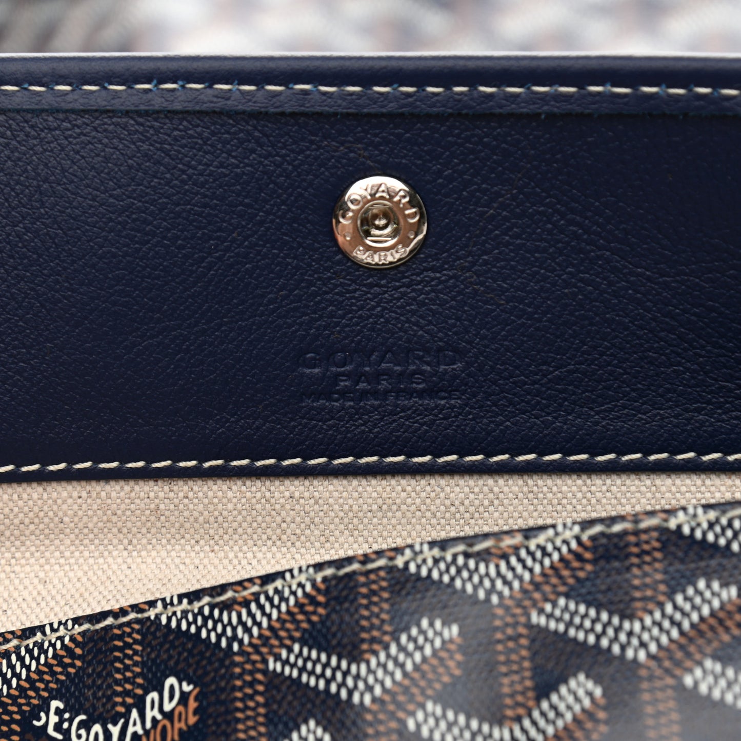 Goyardine Saint Louis PM Navy