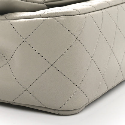 Chanel Lambskin Quilted Mini Rectangular Flap Grey 9 of 11