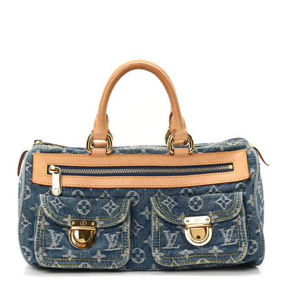 Louis Vuitton Monogram Denim Neo Speedy Blue 1 of 10