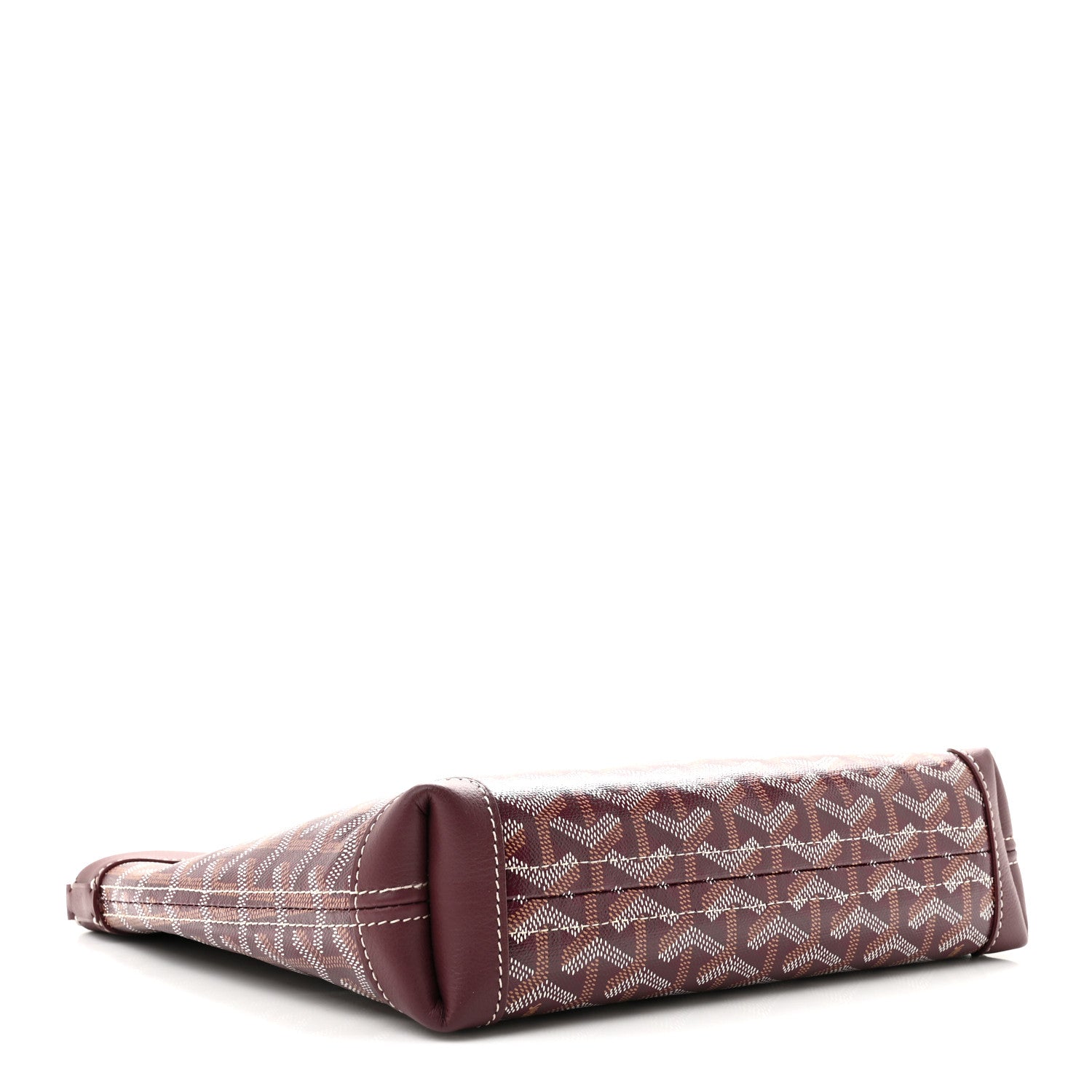 Goyard Goyardine Conti Pouch Burgundy 4 of 6