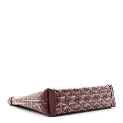 Goyard Goyardine Conti Pouch Burgundy 4 of 6
