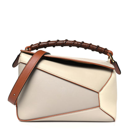 Loewe Calfskin Small Puzzle Edge Bag Ghost Soft White 1 of 8