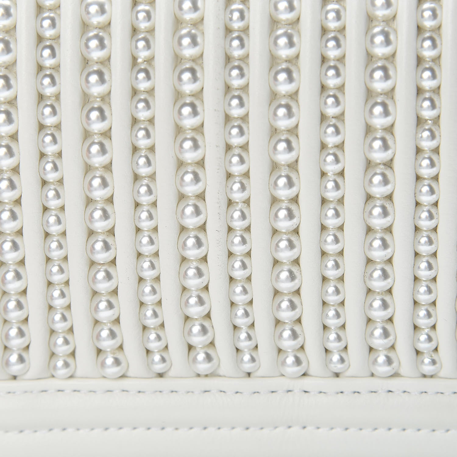Chanel Calfskin Pearl Small Boy Flap White 15 of 16