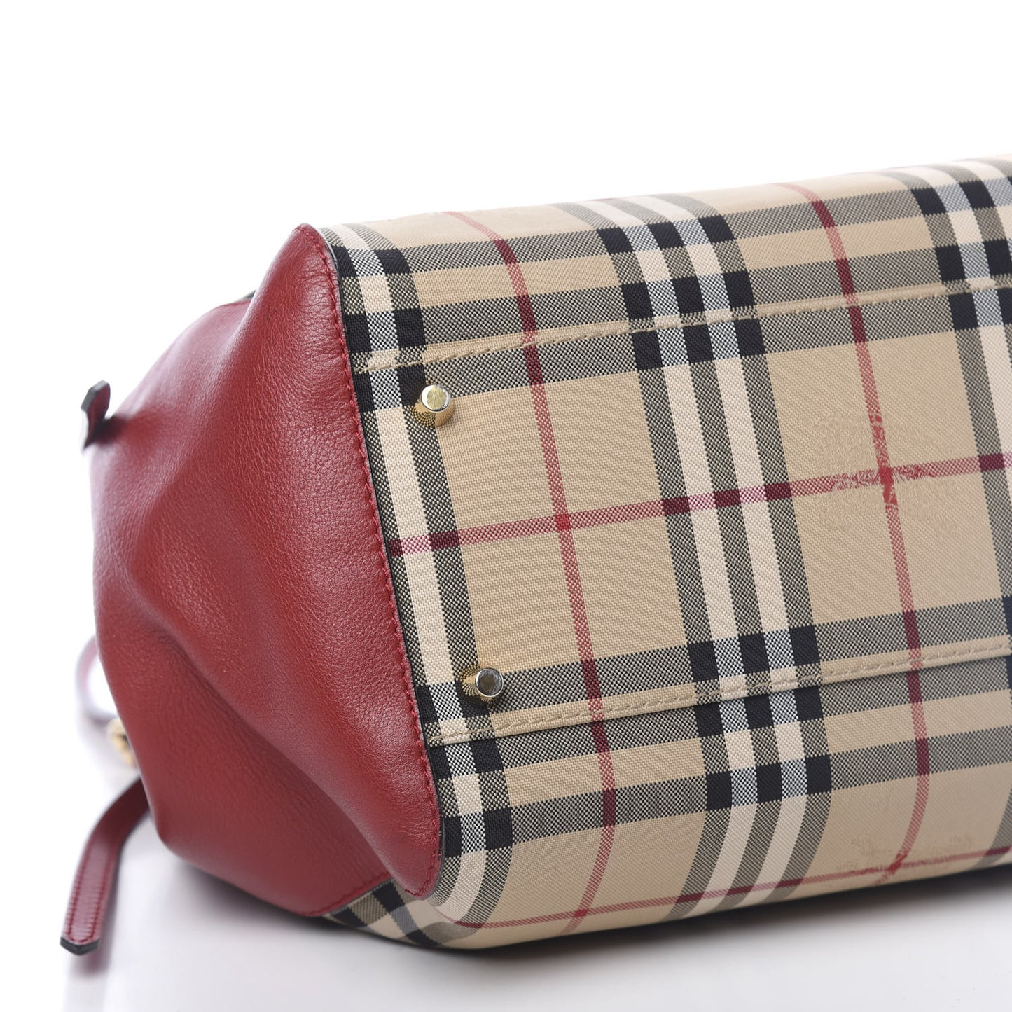 Horseferry Check Canterbury Tote Honey Parade Red