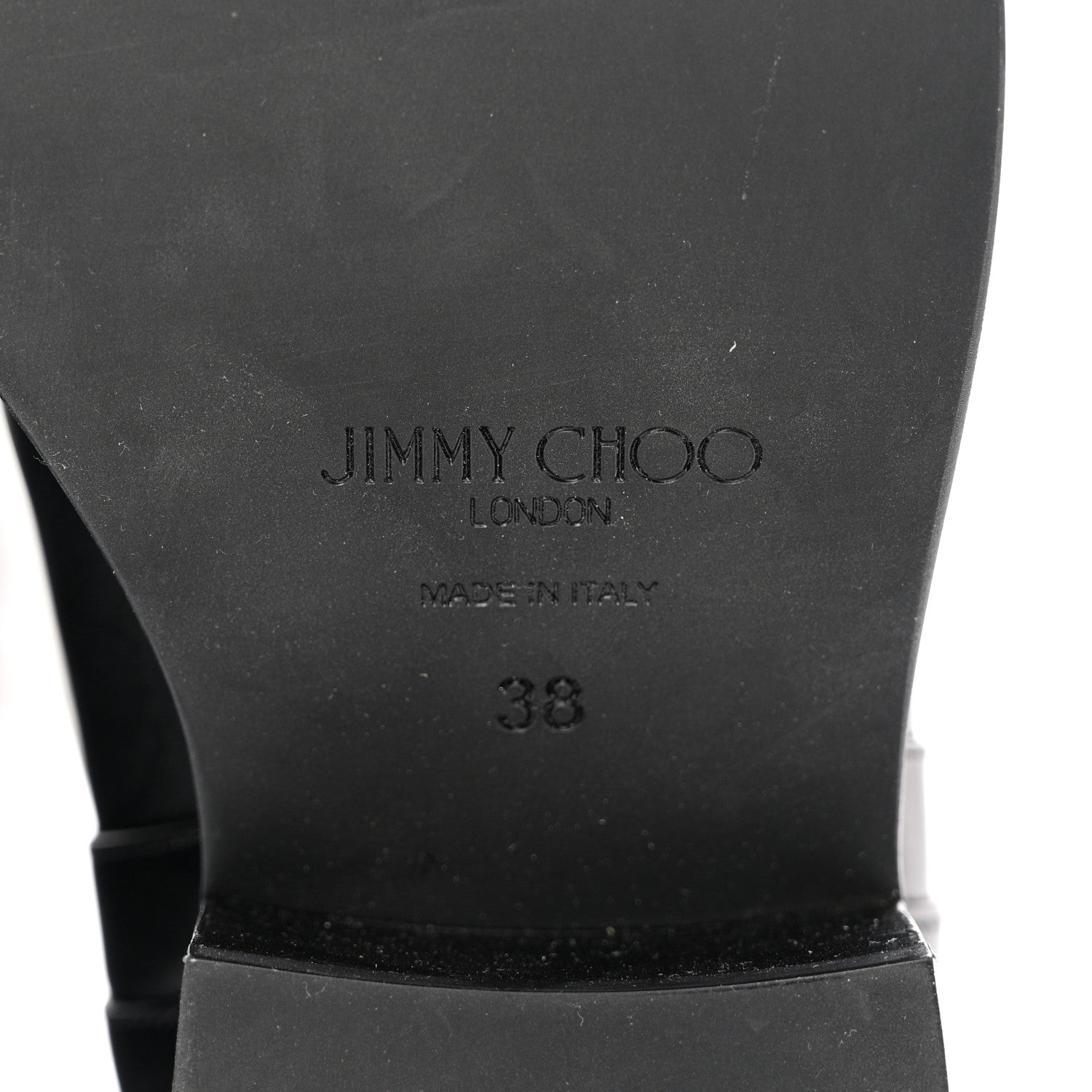 Jimmy Choo Calfskin Tonya 70 Knee High Boots 38 Black 7 of 8