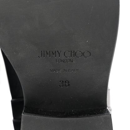 Jimmy Choo Calfskin Tonya 70 Knee High Boots 38 Black 7 of 8