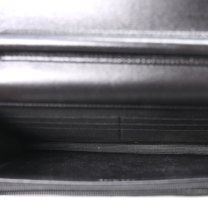 Chanel Lizard Wallet on Chain WOC Black 5 of 11