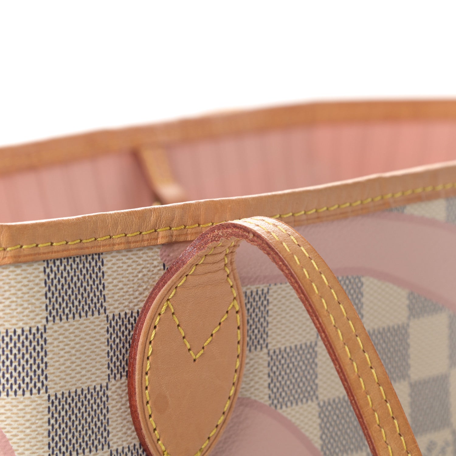 Louis Vuitton Damier Azur Tahitienne Neverfull MM 7 of 18