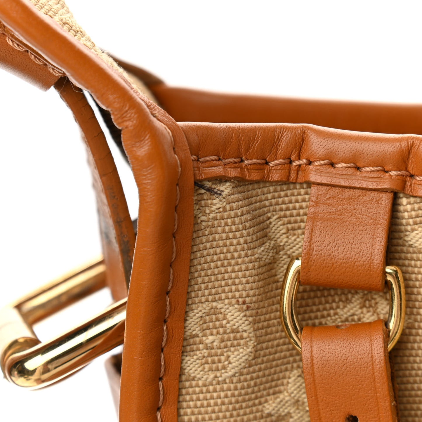 Mini Monogram Besace Mary Kate Beige