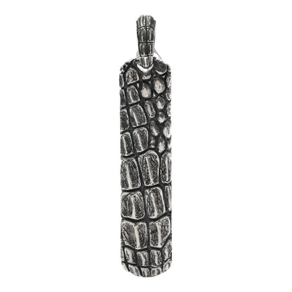 David Yurman Sterling Silver Mens Naturals Gator Ingot Pendant 1 of 3