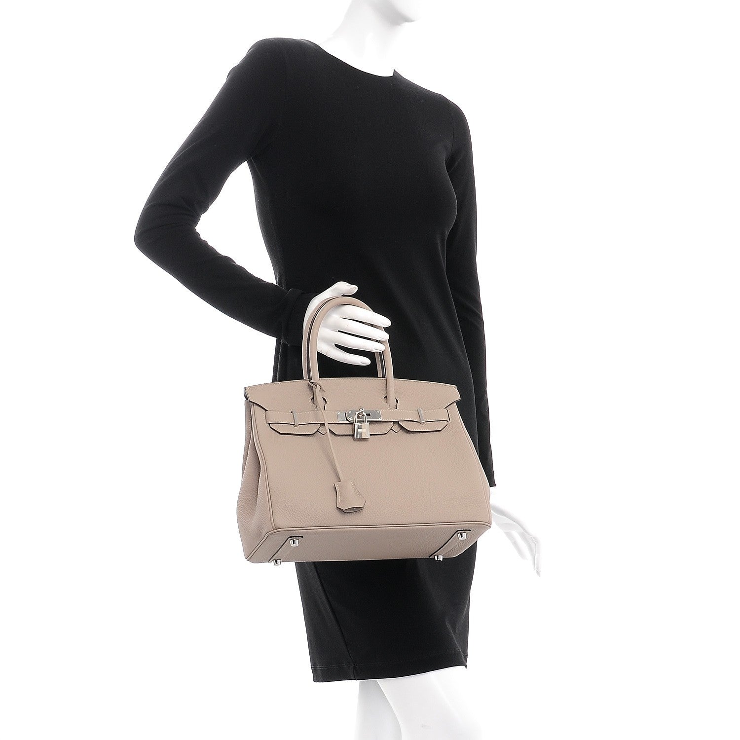 Hermes Togo Birkin 30 Gris Tourterelle 2 of 37