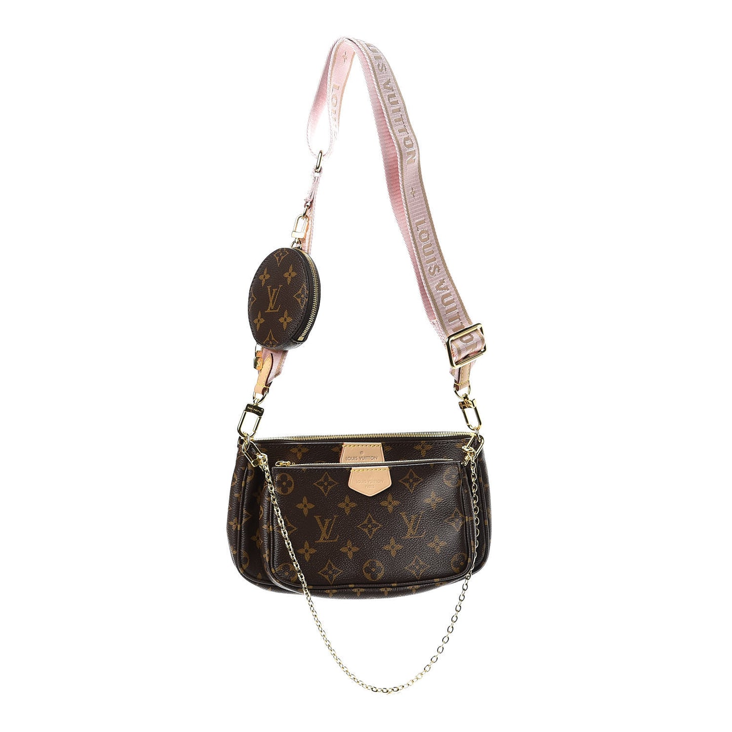 Monogram Multi Pochette Accessories Rose Clair