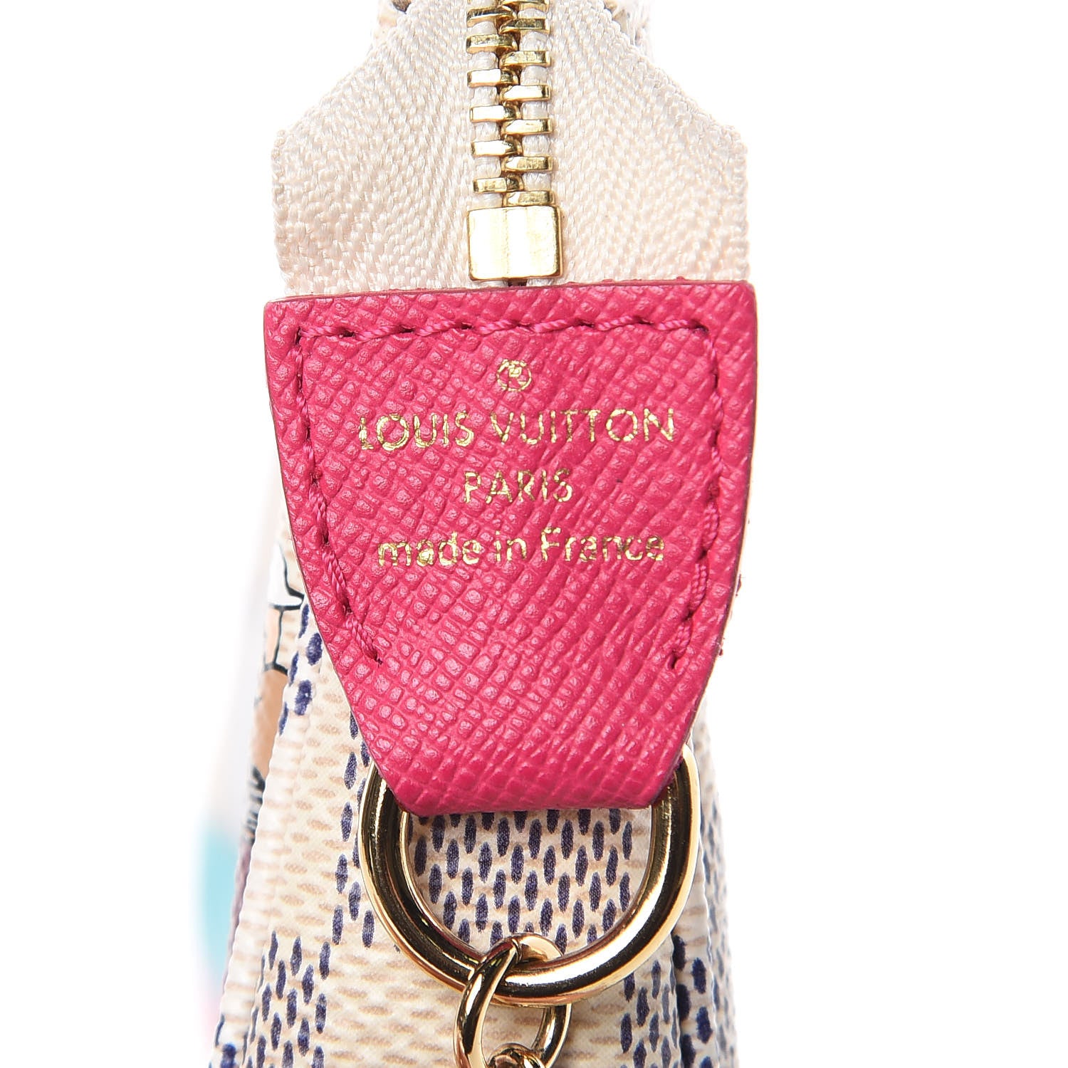 Louis Vuitton Damier Azur 2015 Christmas Animation Mini Pochette Accessories 6 of 9