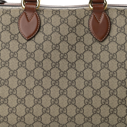 Gucci GG Supreme Monogram Medium Boston Beige Cuir 8 of 16