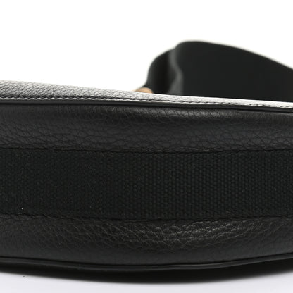 Valentino Garavani Calfskin Logo Embossed Crossbody Bag Black 9 of 9
