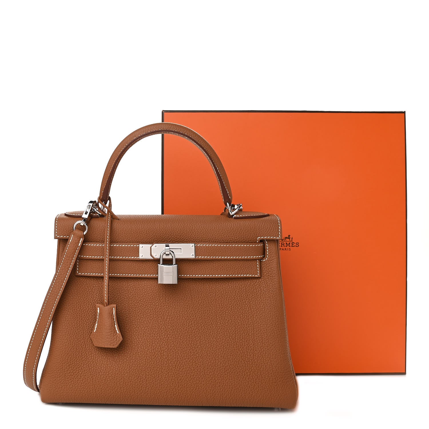 Hermes Togo Kelly Retourne 28 Gold 12 of 12