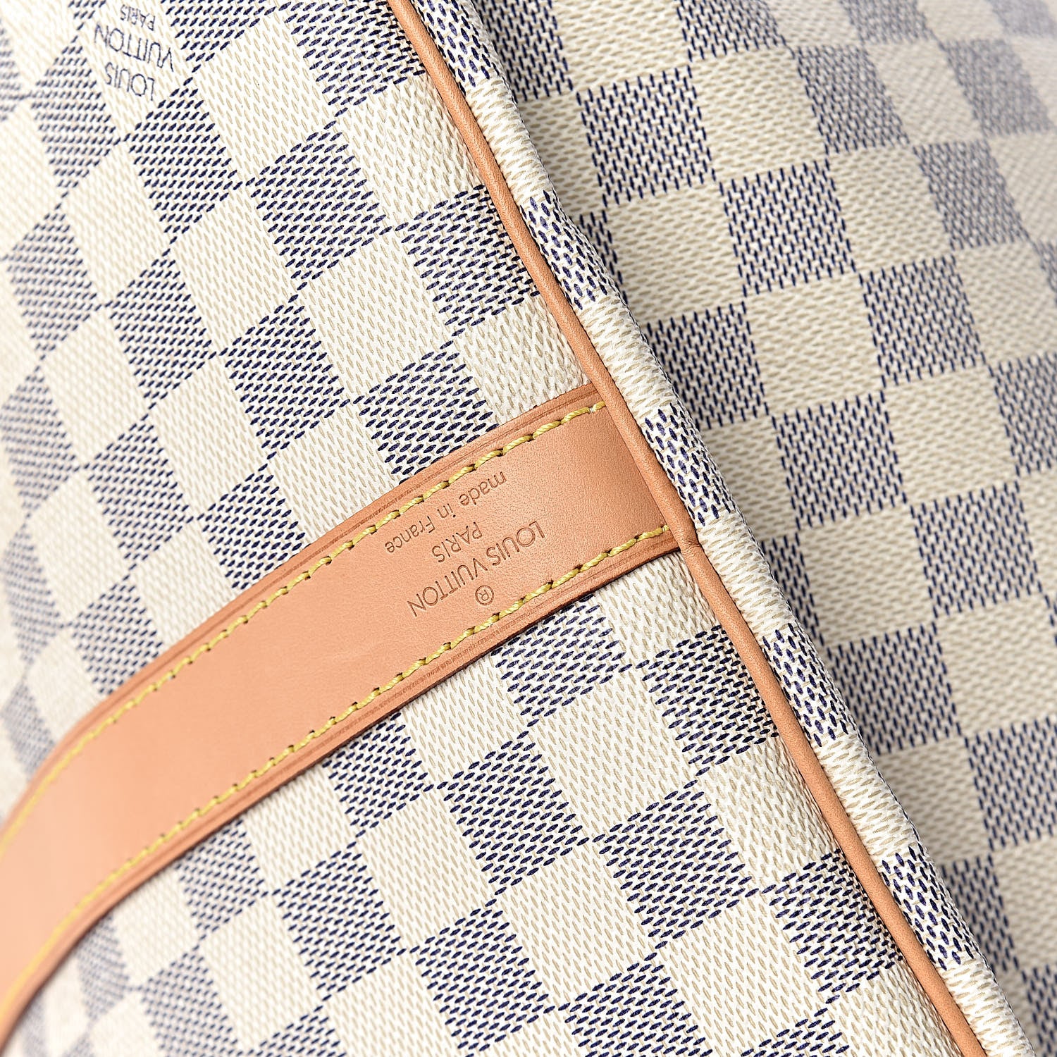 Louis Vuitton Damier Azur Keepall Bandouliere 55 8 of 14