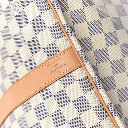 Louis Vuitton Damier Azur Keepall Bandouliere 55 8 of 14
