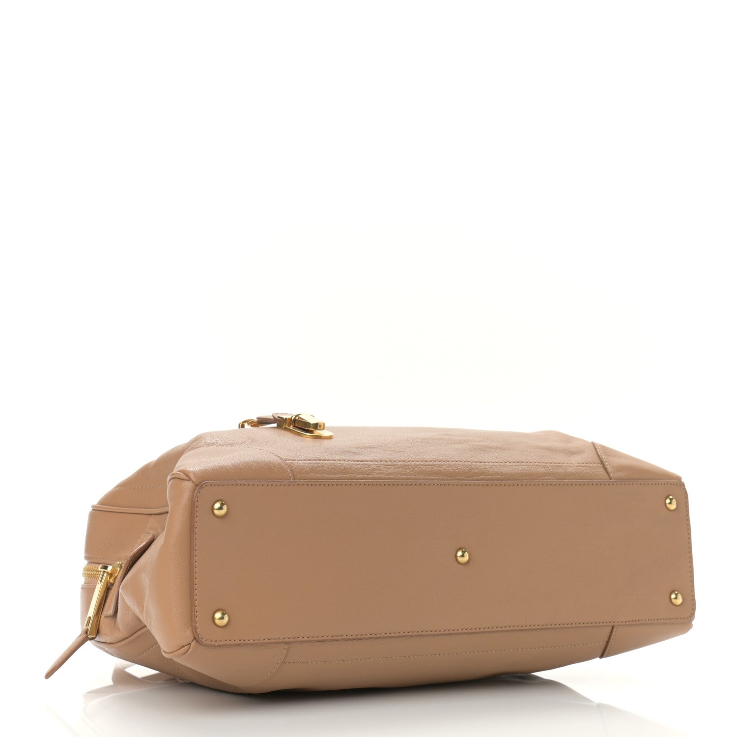 Marc Jacobs Calfskin Venetia Satchel Tan 4 of 10