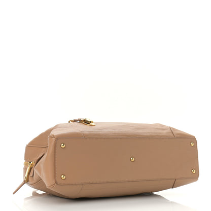 Marc Jacobs Calfskin Venetia Satchel Tan 4 of 10