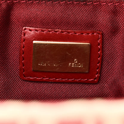 Fendi Zucchino Vitello Medium Chef Hobo Beige Red 6 of 11