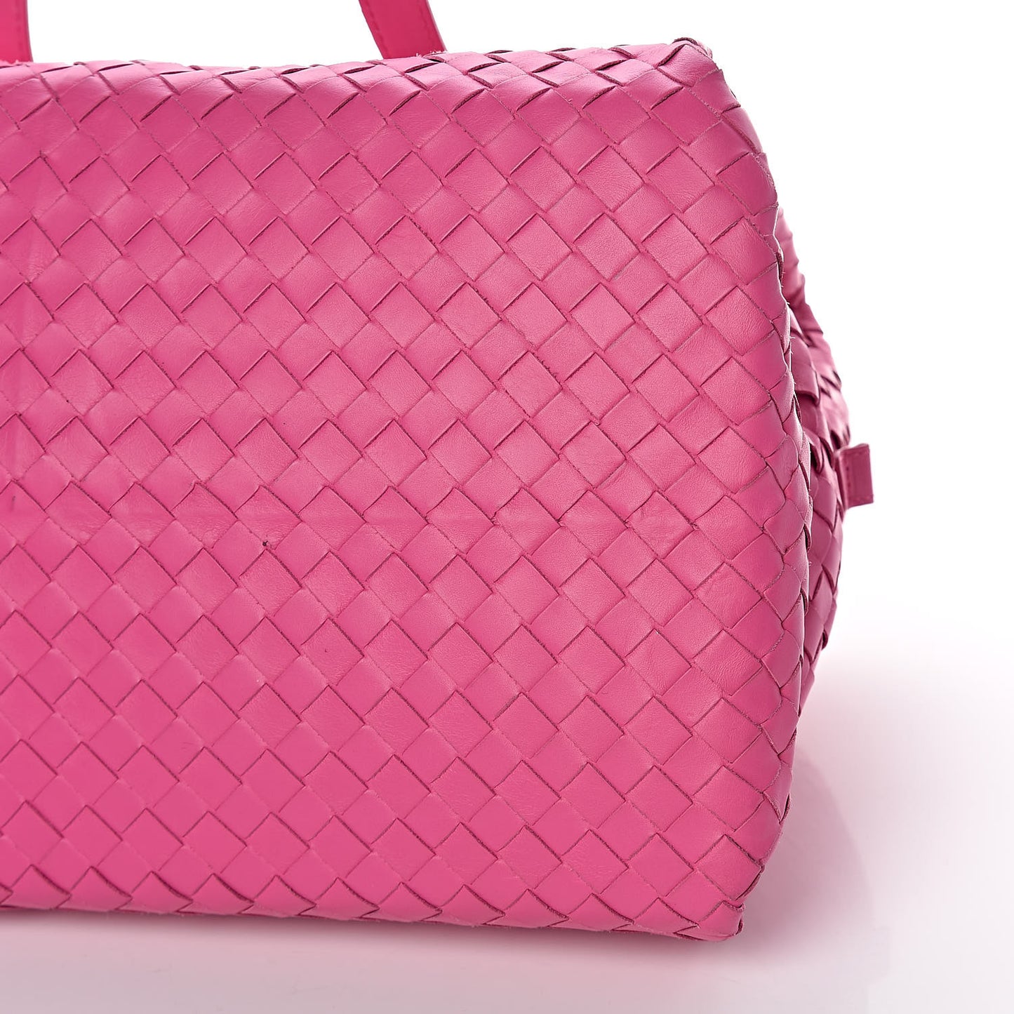 Nappa Intrecciato Boston Rosa Shock
