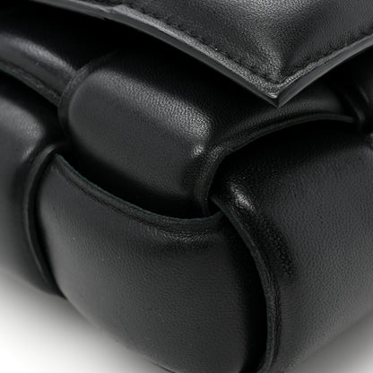 Bottega Veneta Nappa Maxi Intreccio Padded Cassette Crossbody Bag Black 12 of 14
