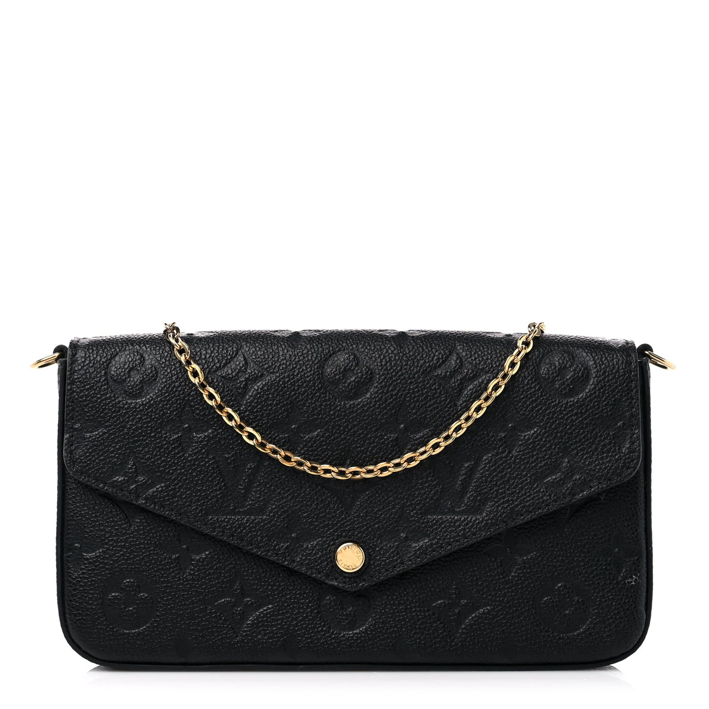 Empreinte Pochette Felicie Chain Wallet Black