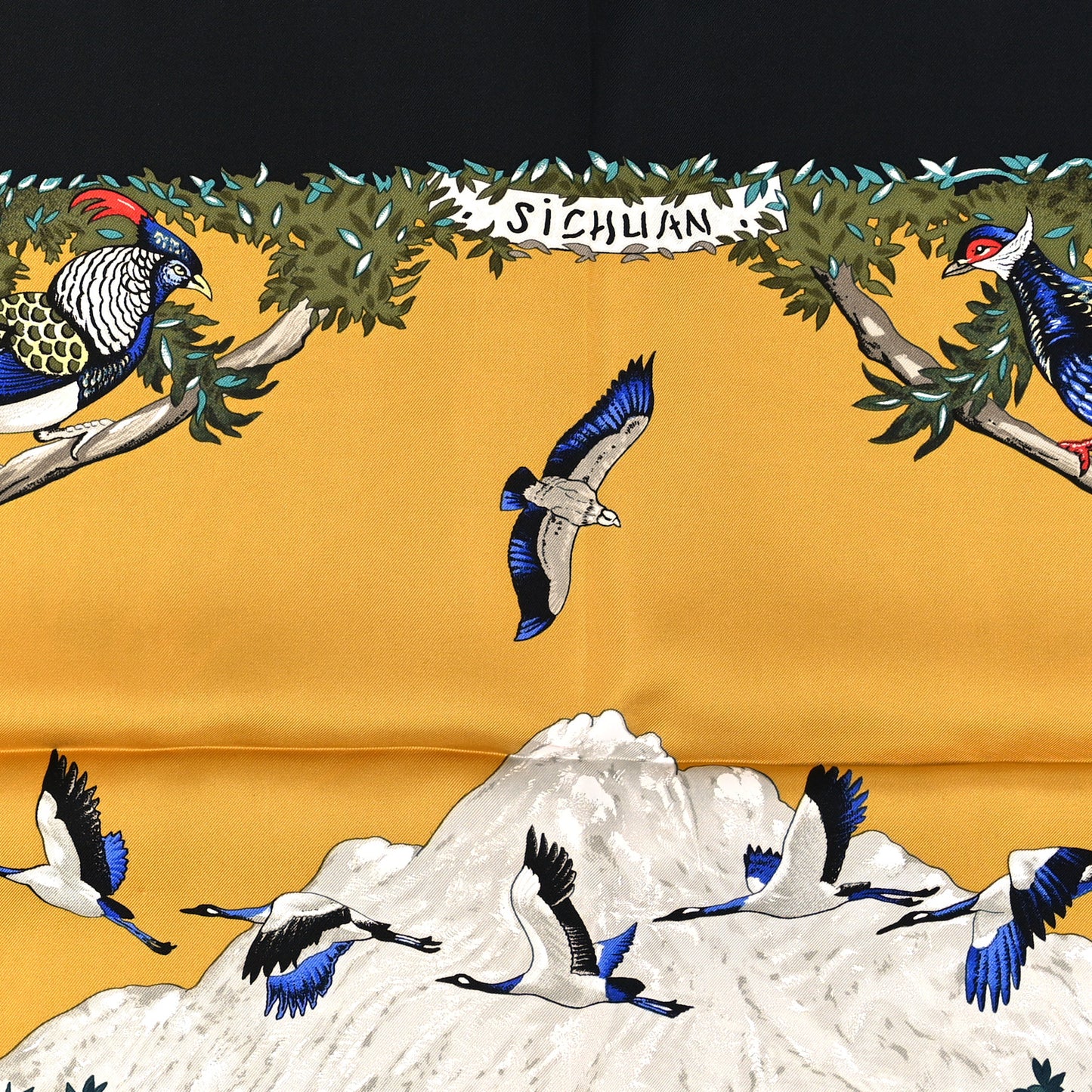 Silk Sichuan Scarf 90