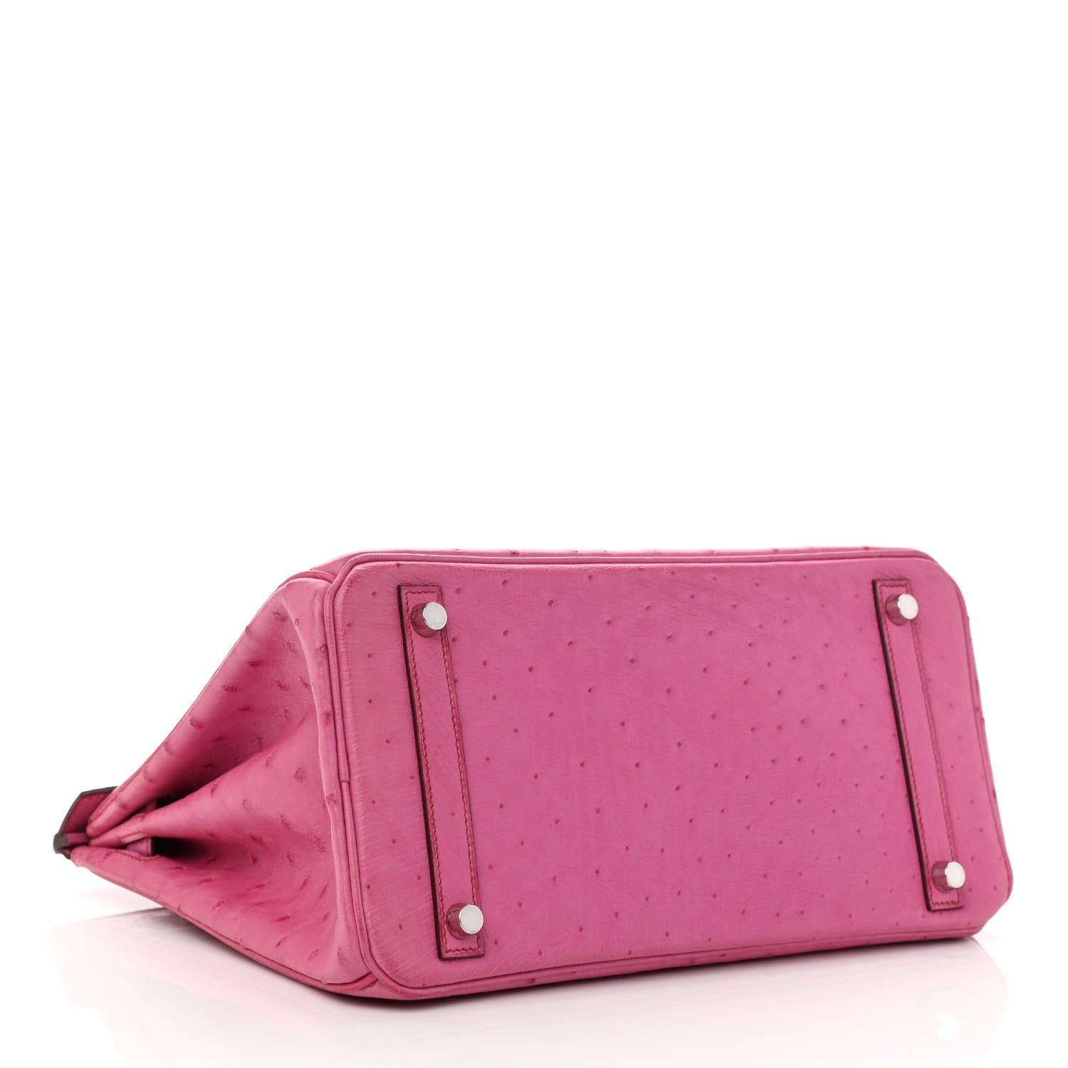Hermes Ostrich Birkin 30 Fuchsia 3 of 9