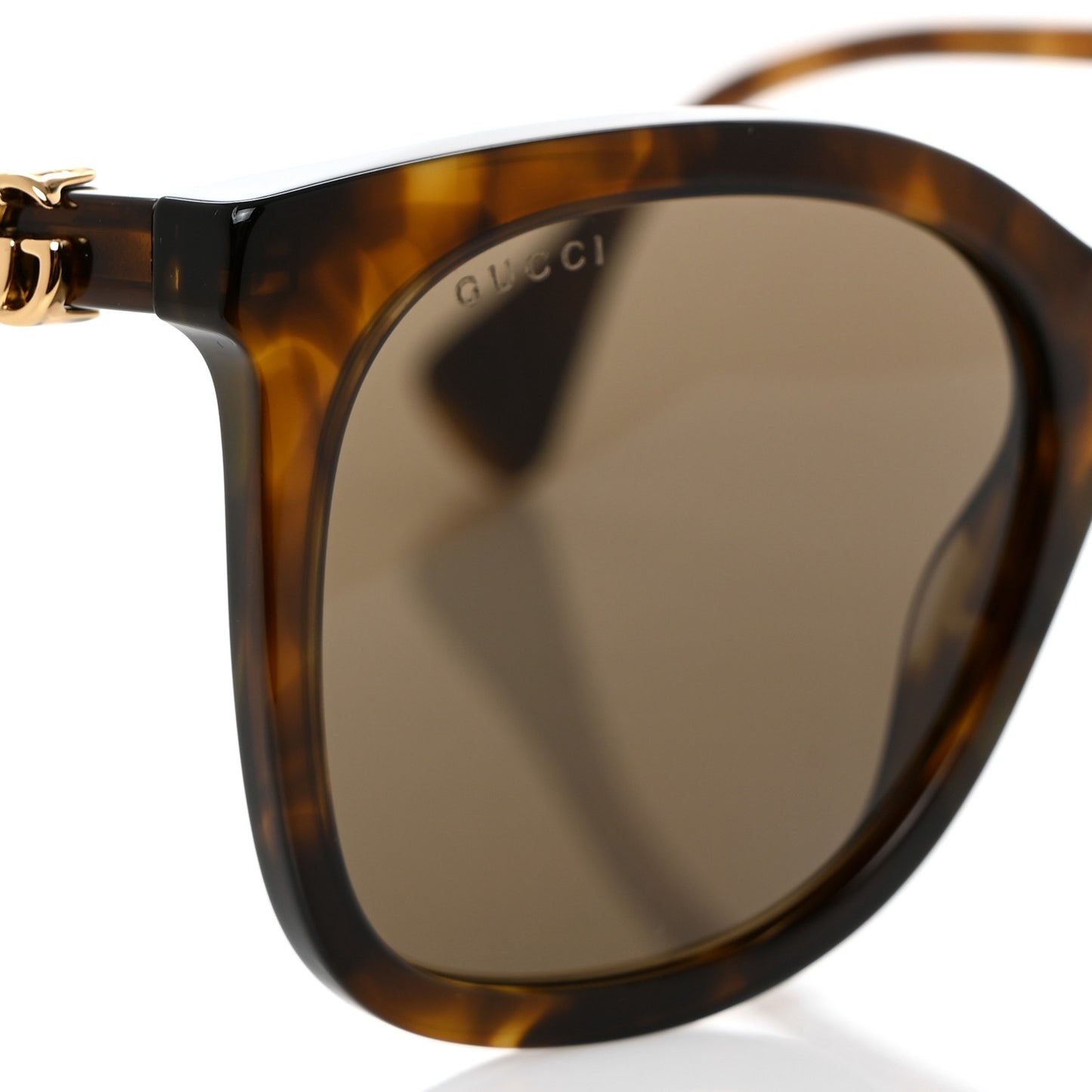 Acetate Round Sunglasses GG1071S Tortoise