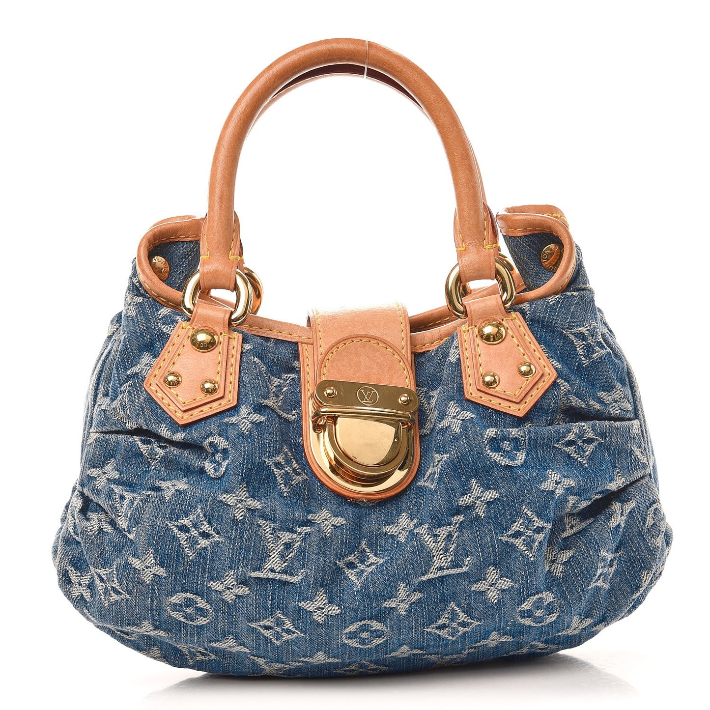 Monogram Denim Pleaty Blue