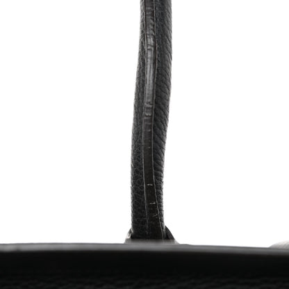 Celine Drummed Calfskin Micro Luggage Black 10 of 11