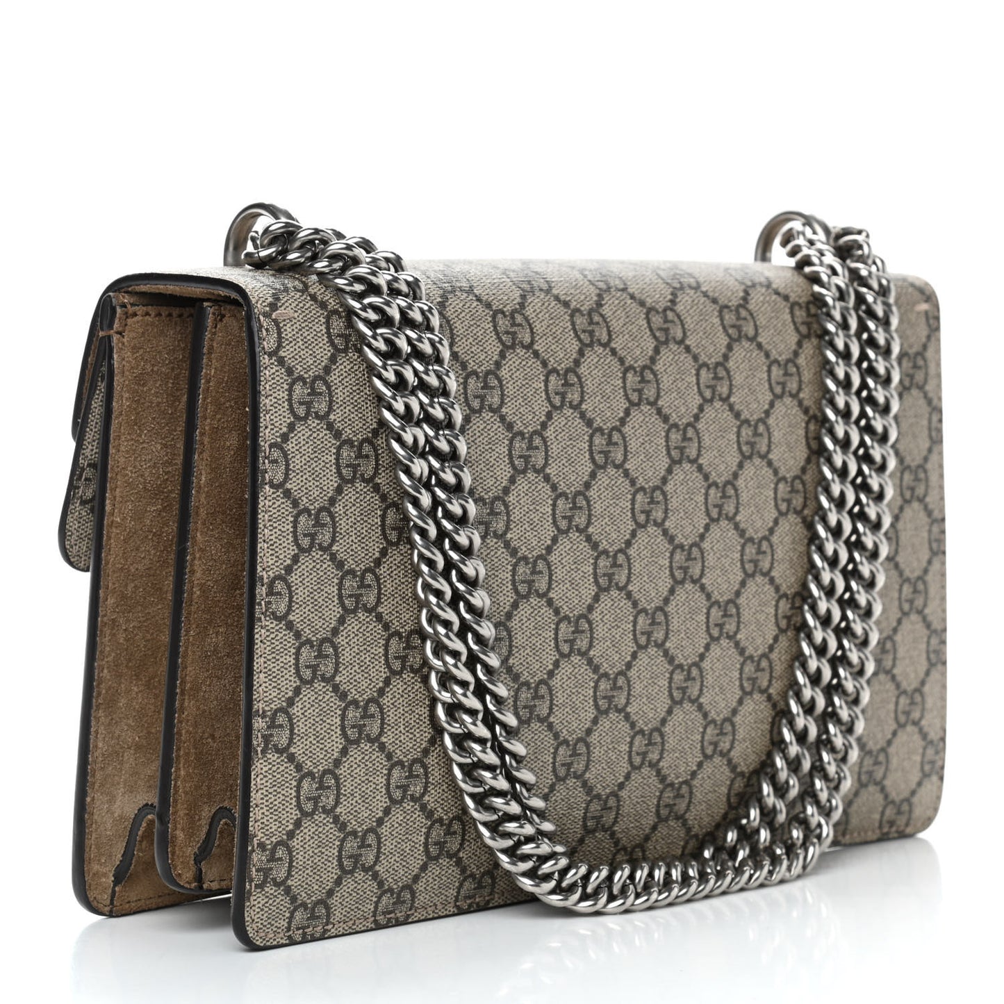 GG Supreme Monogram Small Dionysus Shoulder Bag Taupe
