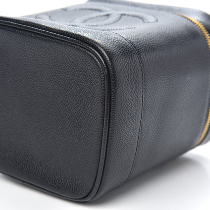 Chanel Caviar Vanity Cosmetic Case Black 9 of 9