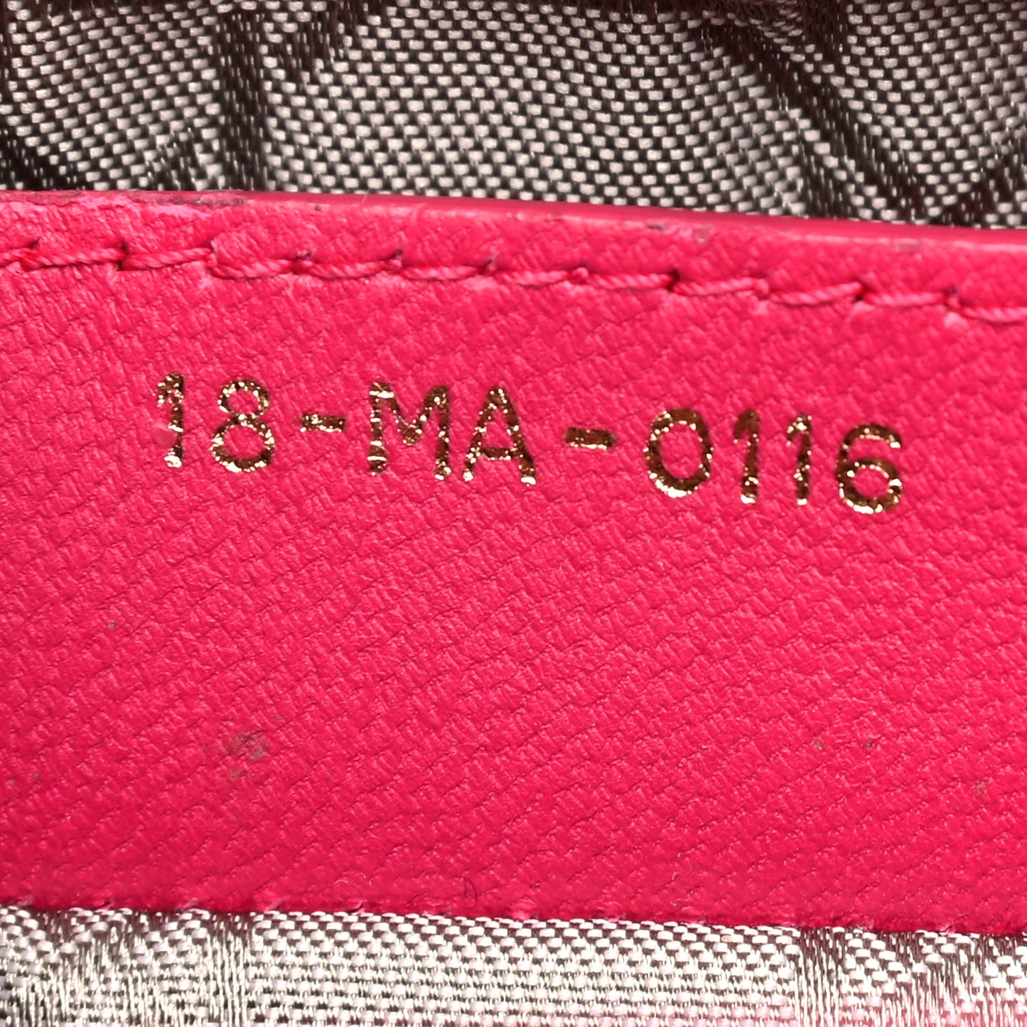 Lambskin Cannage Medium Lady Dior Pink