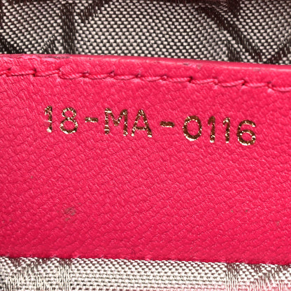 Christian Dior Lambskin Cannage Medium Lady Dior Pink 7 of 13