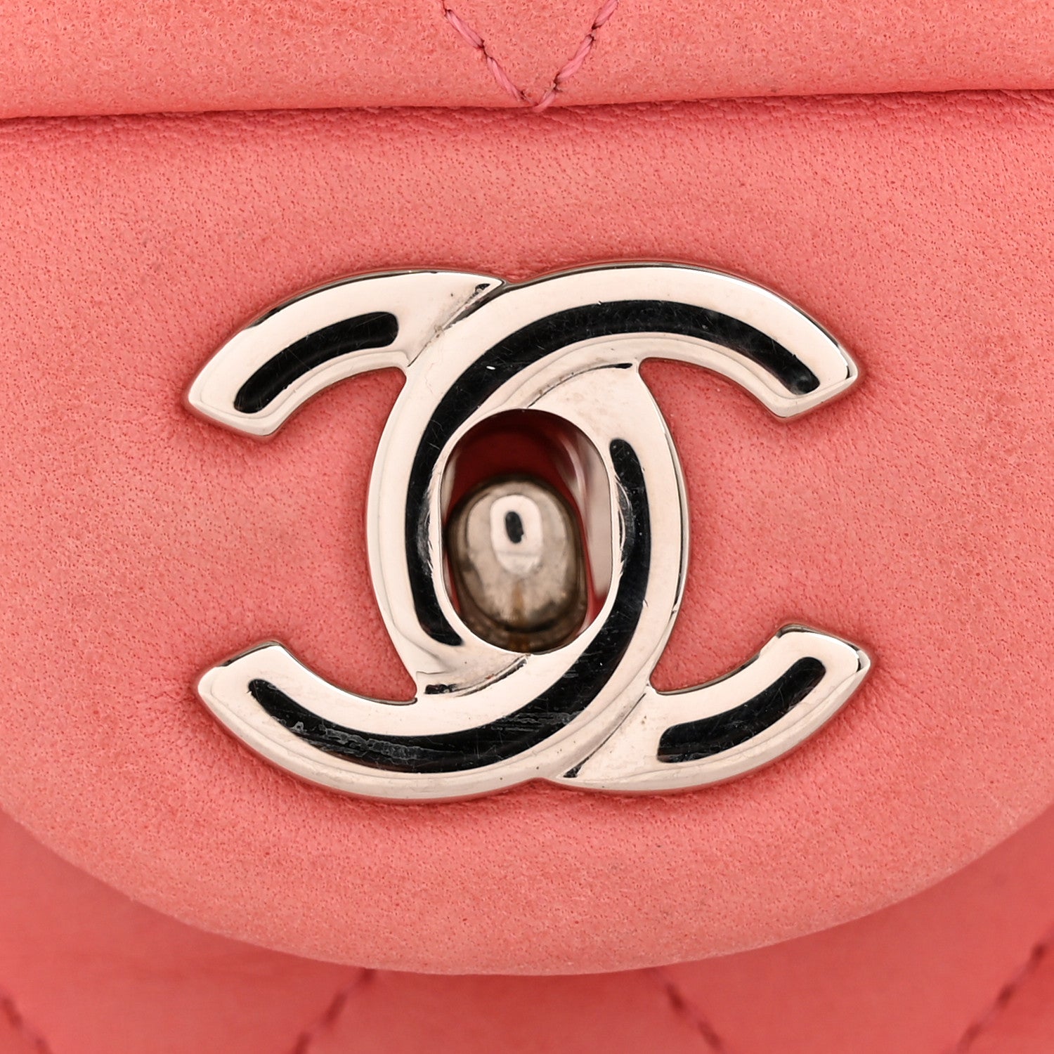 Chanel Lambskin Quilted Medium Double Flap Pink 13 of 16