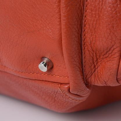 Prada Vitello Daino Shoulder Bag Arancio 17 of 17