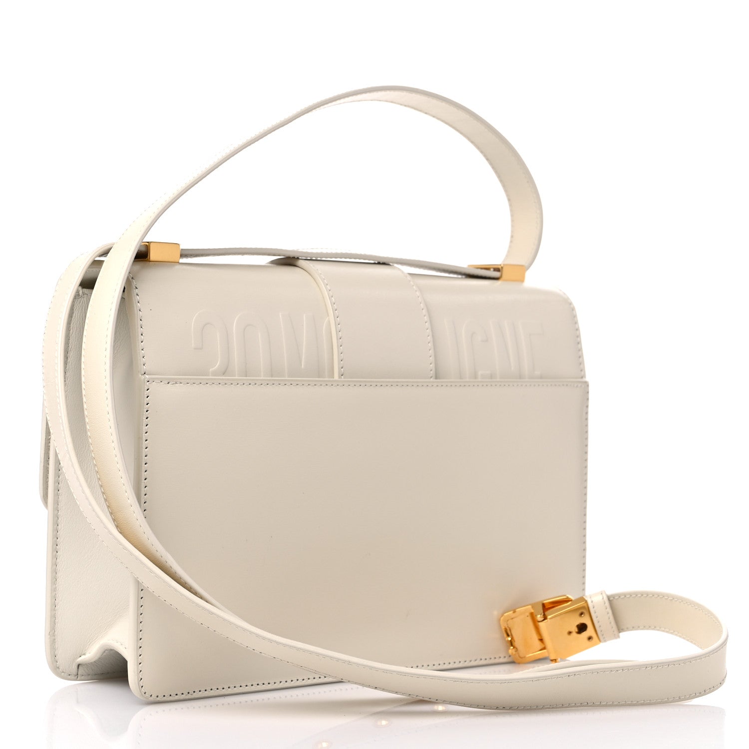 Christian Dior Box Calfskin 30 Montaigne Flap Bag Latte 3 of 15